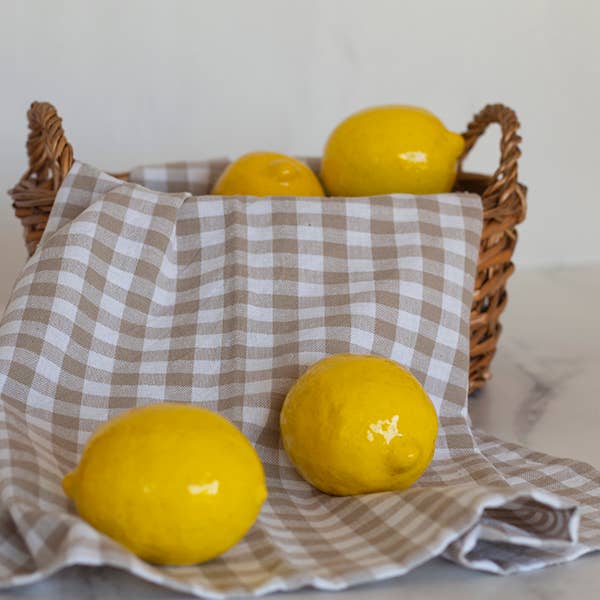 Companhia Atlântica - Wholesale Decorative Tabletop Object - Yellow Lemon NATURE3