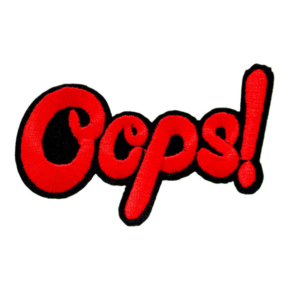 Sensibling Corp. - Wholesale Patch - OOPS Message Iron On Patch2