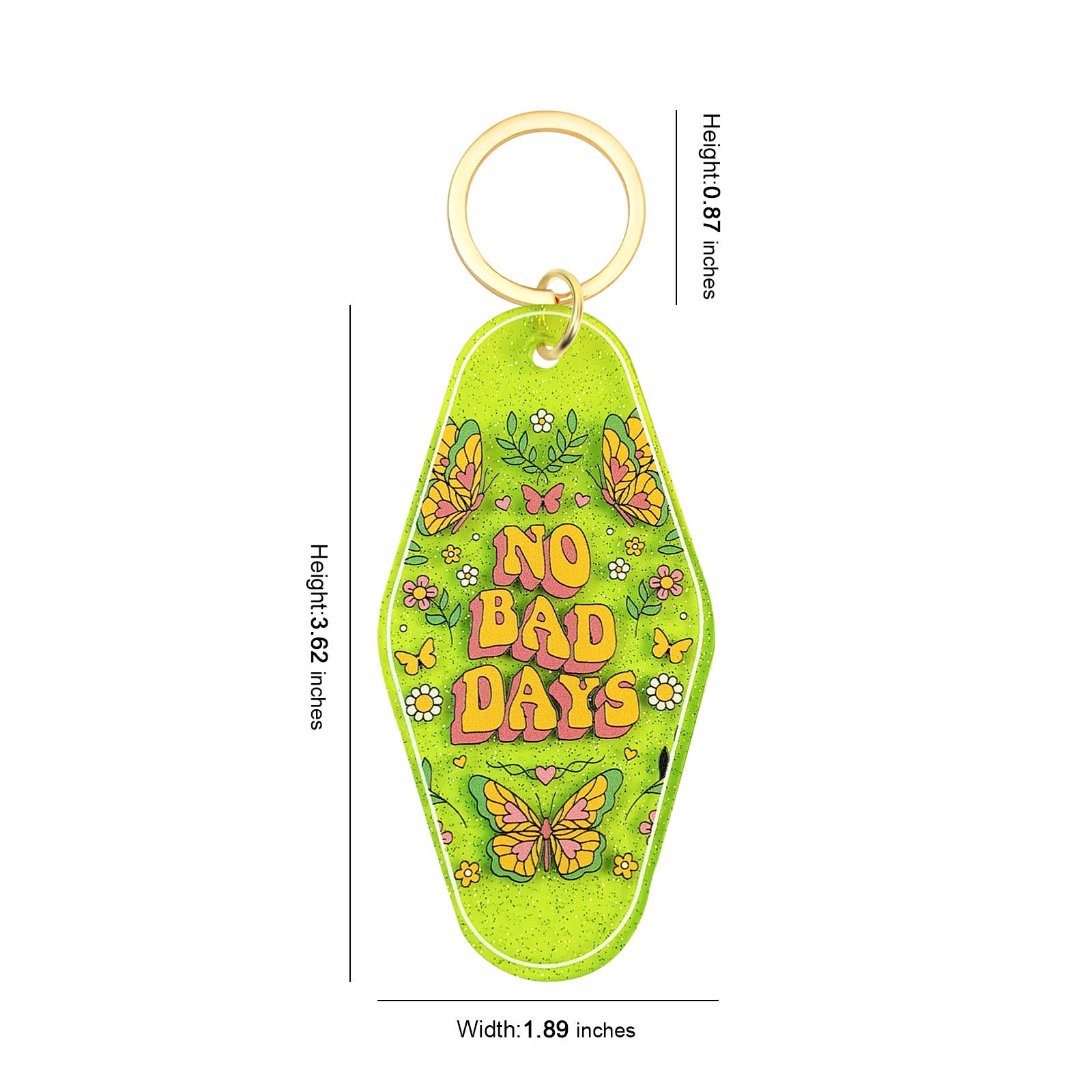 Sparkle Being – wholesale Keychain – Women's – Vintage Retro Style Motel Hotel Keychain Key Ring13