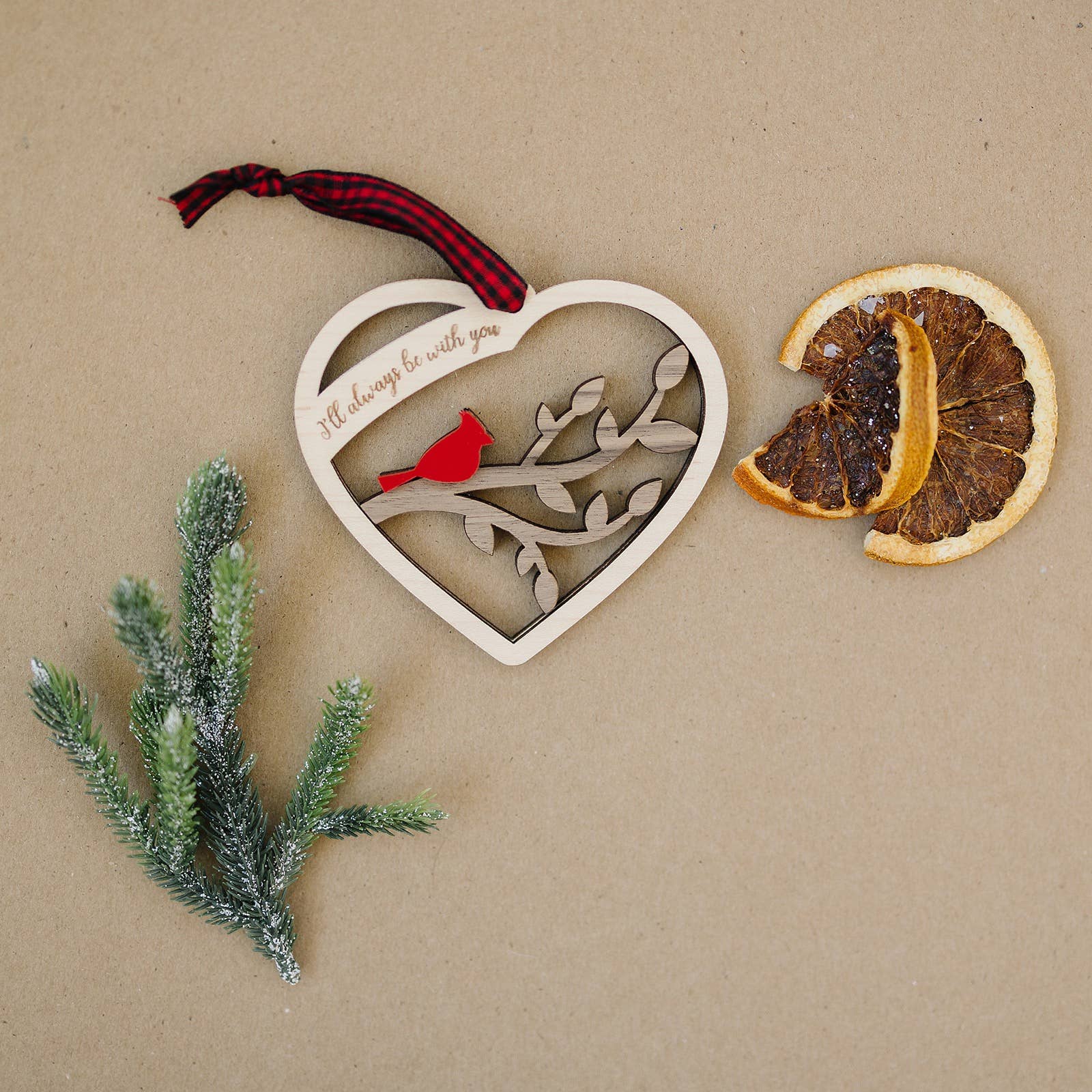 Woodlander Workshop - Wholesale Ornament - I am Always With You Christmas Holiday Ornament2