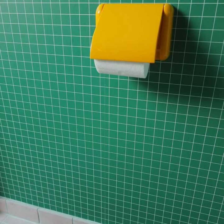 À Carreaux - Wholesale Wallpaper - GREEN POP Wallpaper with small white squares3