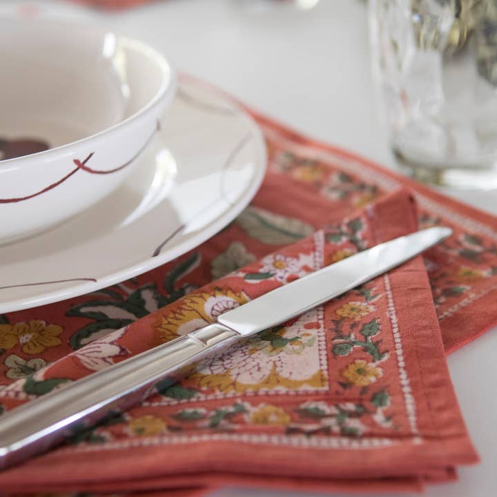 Kapda Casa - Wholesale Tablecloth - Jardín Primavera: Manteles Individuales | 6 Servilletas | Juego de Comedor |50x30cm3