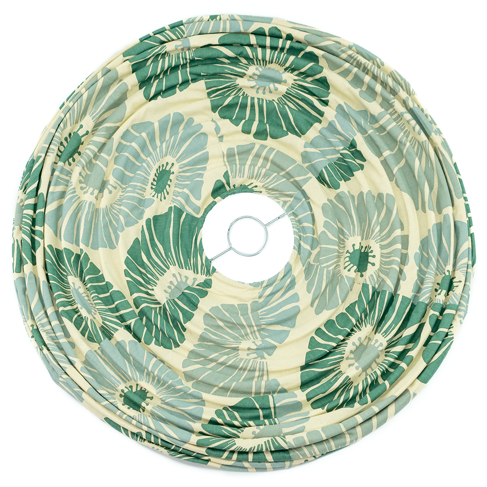 Balizen Direct from Bali - Wholesale Lamp Shade - Bulb Pendant Lampshade | Retro Flowers Moss1