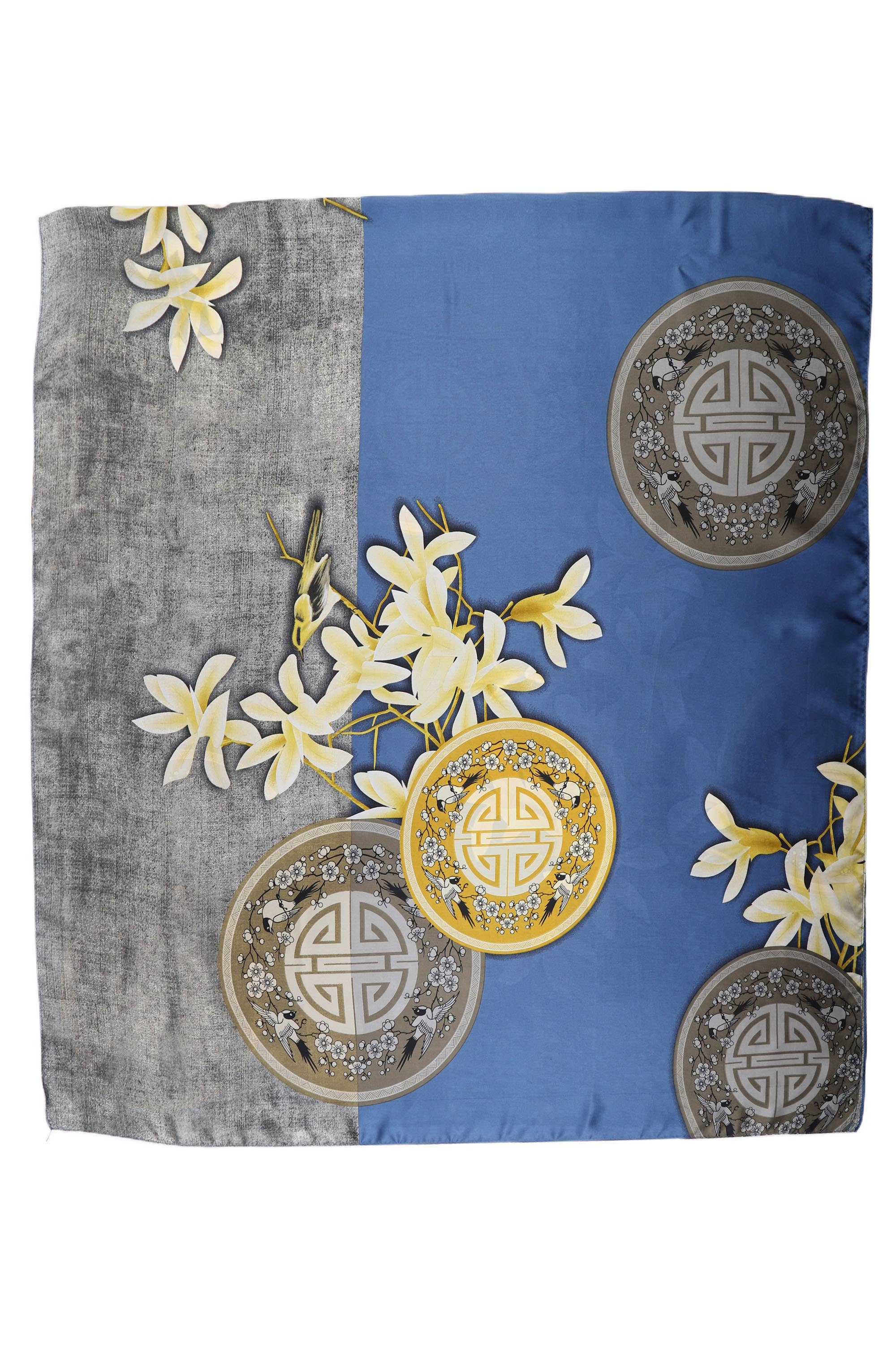 PHANIE MODE - Wholesale Scarf - Women's - Colorful printed scarf – Silk touch E-09188