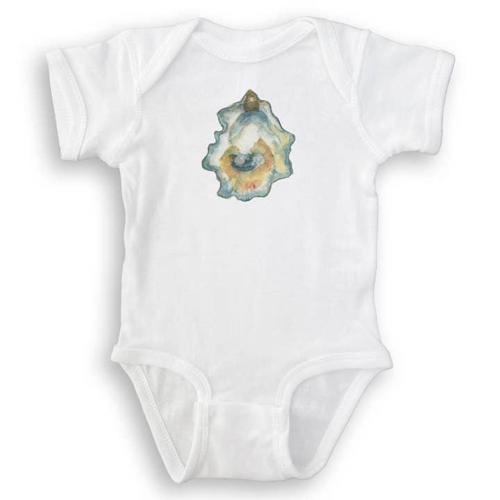 French Graffiti - Wholesale Tea Towel - Watercolor Oyster14