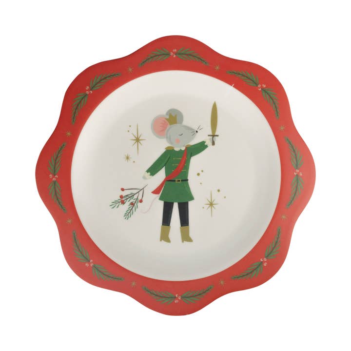 My Mind’s Eye - Wholesale Dinner Plate - NUT1143 - Nutcracker Bamboo 9" Plate Set4
