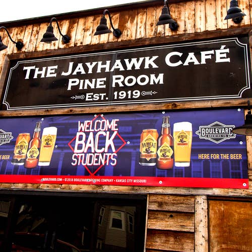 Jayhawk Café-underlägg för wholesale av South Austin Gallery