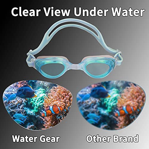 Water Gear – Engroshandel Svømmebriller - Unisex – Water Gear Anti-Fog Goggles - Kvinder og Mænd Svømmebriller1