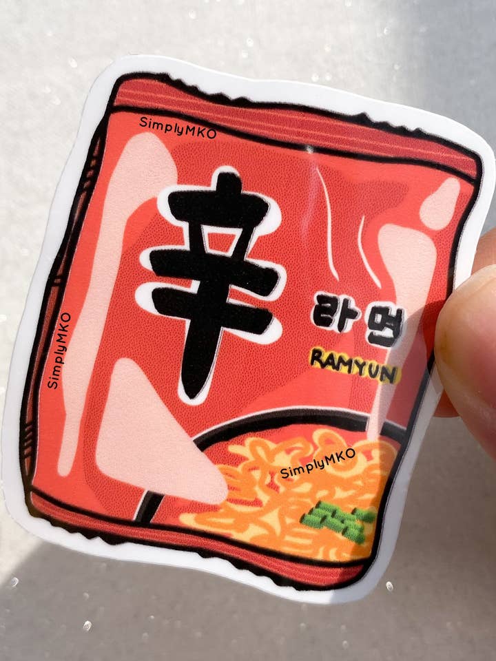 Korean Ramen Sticker for wholesale by SimplyMKO