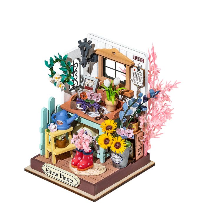 Robotime - Wholesale DIY Craft Kit - Rolife DIY Kit Mini 3D House Dreaming Terrace Garden DS030