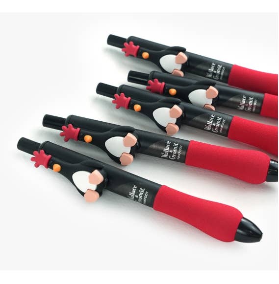 K-Wonderland - Wholesale Pen - Wallace & Gromit Mini Gelpennen met Figuren – Gromit & McGraw6