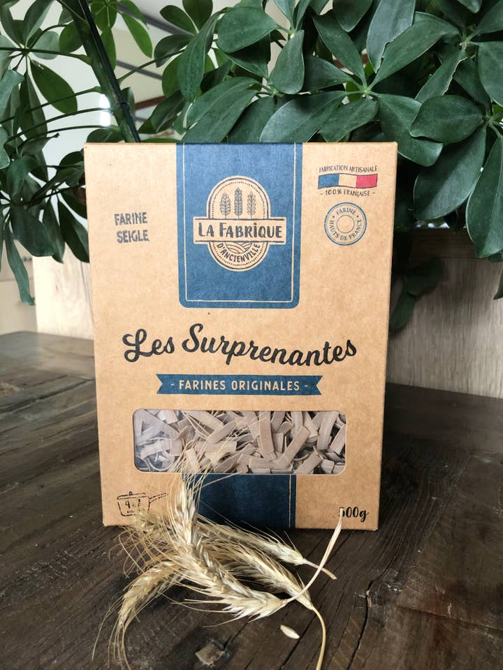 “Pasta” - T85 rye noodle - 500g for wholesale by La Fabrique d'Ancienville