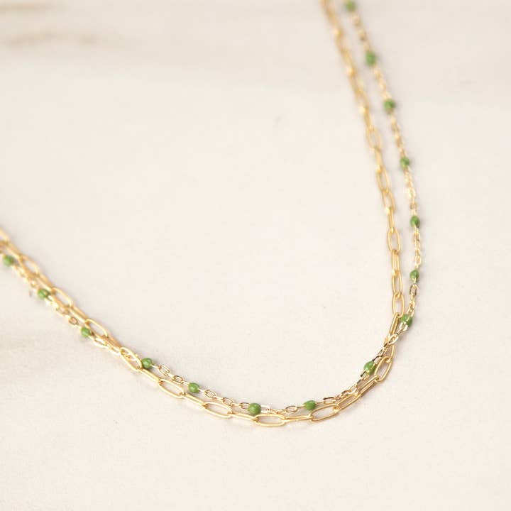 Stowaway Jewelry - Wholesale Link & Chain Necklace - Dot Necklace