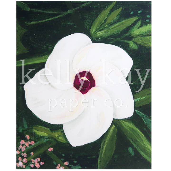 Art Print | Purple-Eyed Flower for wholesale by Kelly Kay Paper Co.