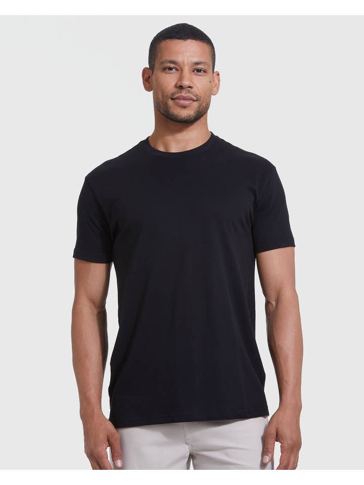 True Classic - Wholesale T-Shirt - Men's - Short Sleeve T-Shirt | Crew Neck | Black