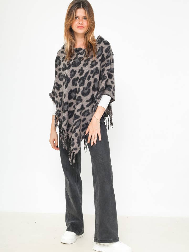 Poncho #LM2382 for wholesale by LIL' MOON