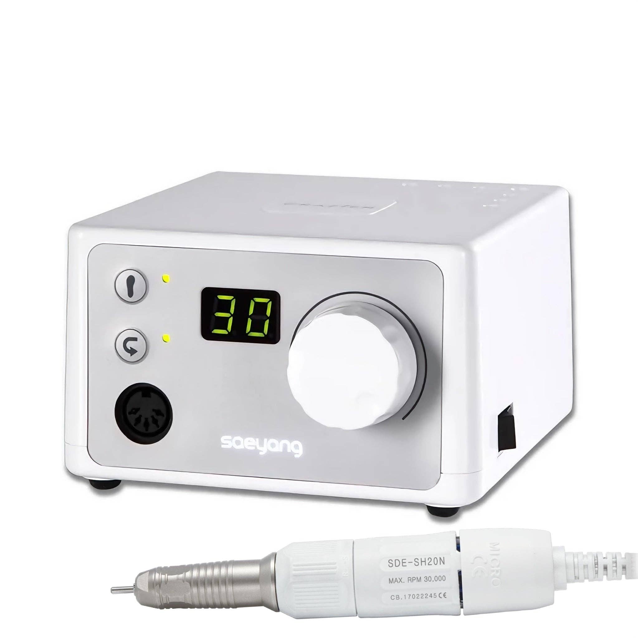 VIAI Beauty - Vente Appareil électrique pour soins de la peau - MARATHON SAEYANG K35 Lime à ongles électrique Originale Argentée0