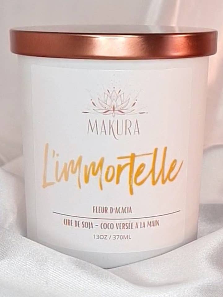L'Immortelle Acacia Flower Duftlys for engroshandel hos Makura Candles
