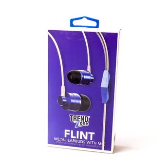 Flint Metal Ohrhörer mit Mikrofon für den Großhandel von Mid America