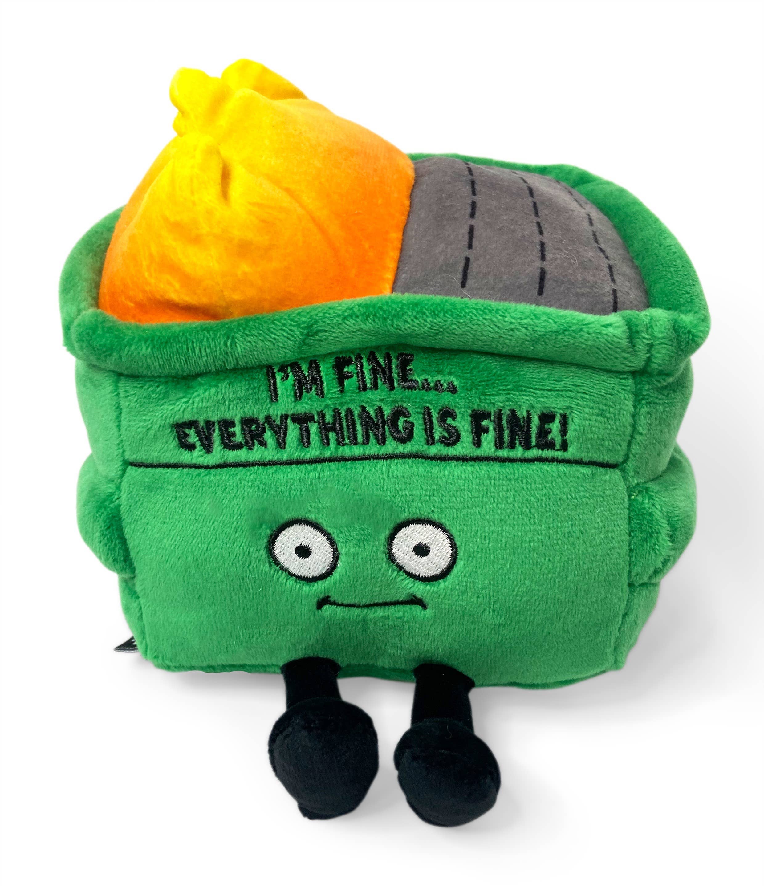 Punchkins - Wholesale Stuffed/Plush Toy - Kids & Baby - Dumpster Fire Plushie Meme - BESTSELLER3