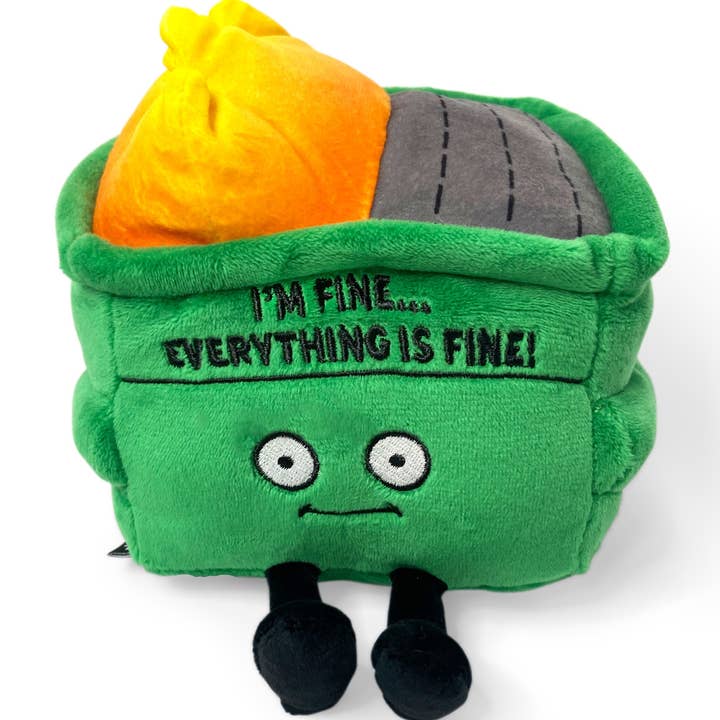 Punchkins - Wholesale Stuffed/Plush Toy - Kids & Baby - Dumpster Fire Plushie Meme - BESTSELLER3