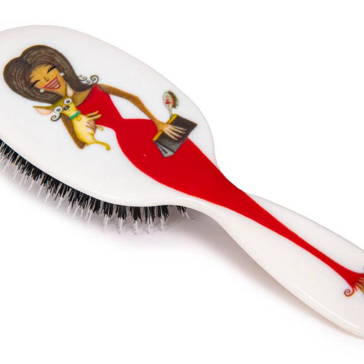 Rock & Ruddle Boar Bristle Hairbrush Miss Rosanna for wholesale by Rock & Ruddle