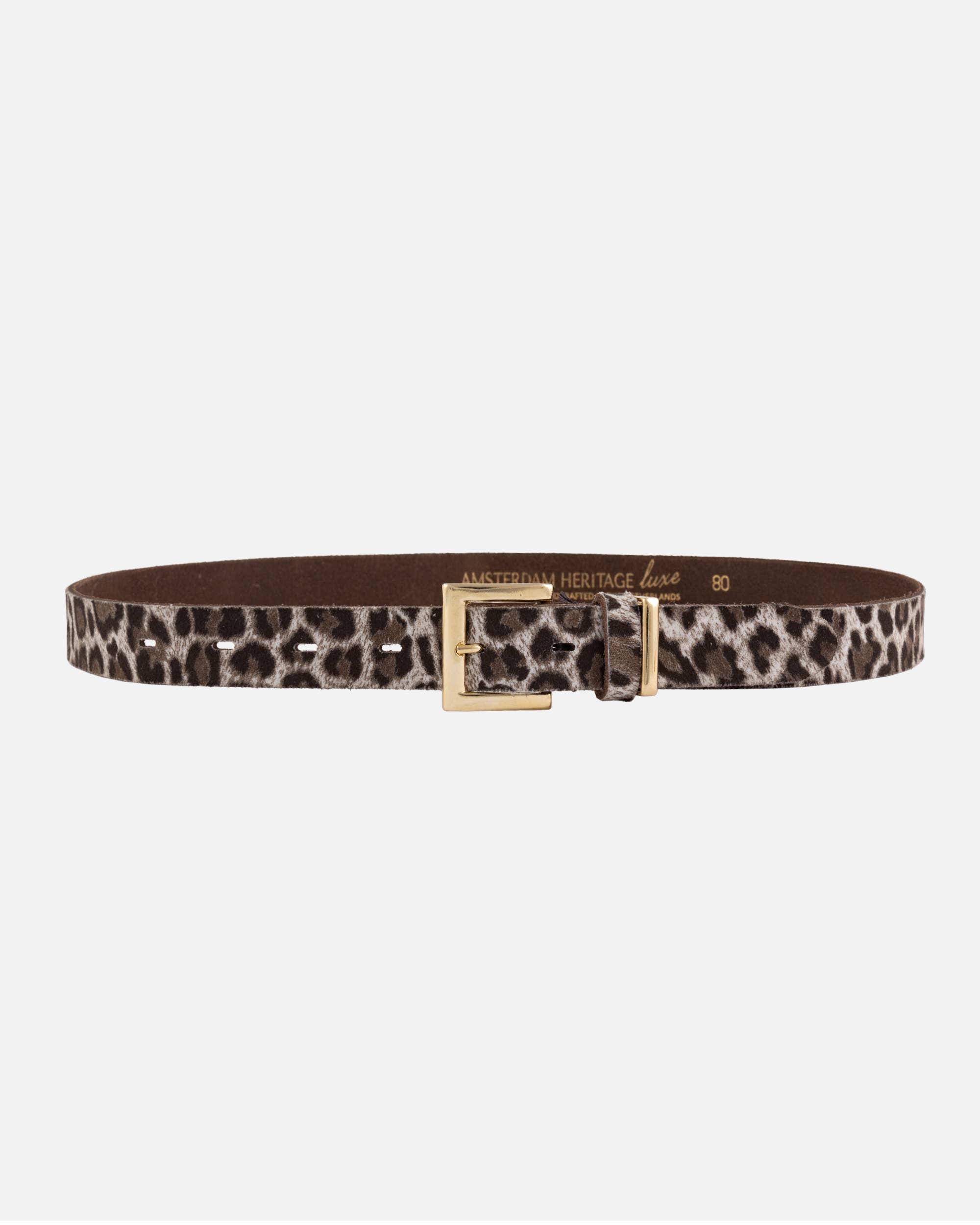 Amsterdam Heritage Belts, Bags, Apparel & Jackets EU - Wholesale Belt - Women's - MADE TO ORDER Aliza | Animal Print Leather Belt11