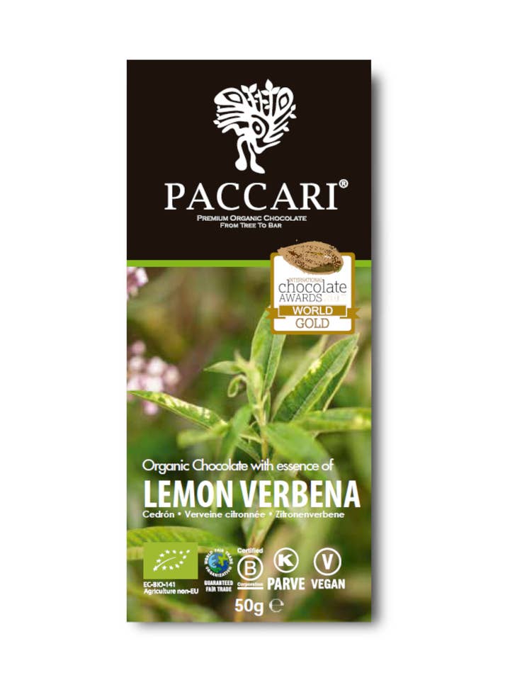 Bio Schokolade Zitronenverbene 60% Kakao for wholesale by PACCARI Deutschland und Österreich