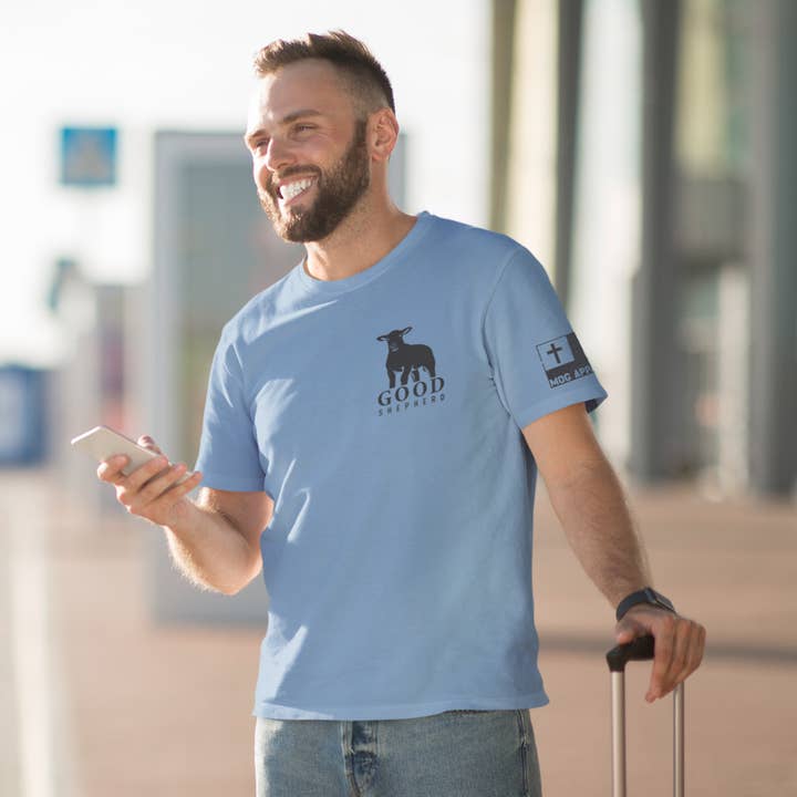 Good Shepherd Christian Graphic Tee for wholesale by Never Lose Hope Designs