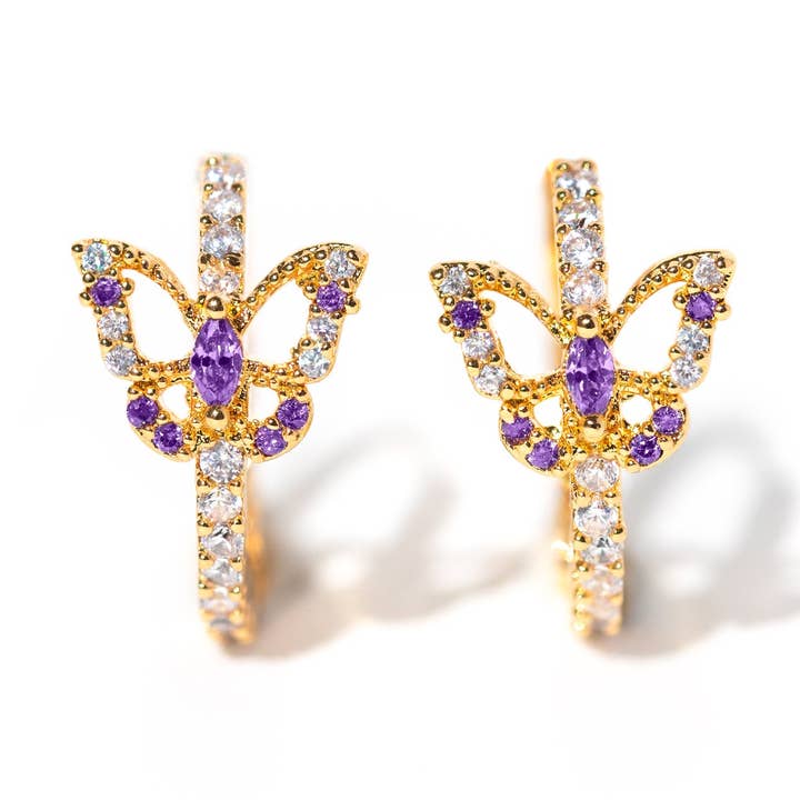 Monarch Meadow Hoops for wholesale by Girls Crew