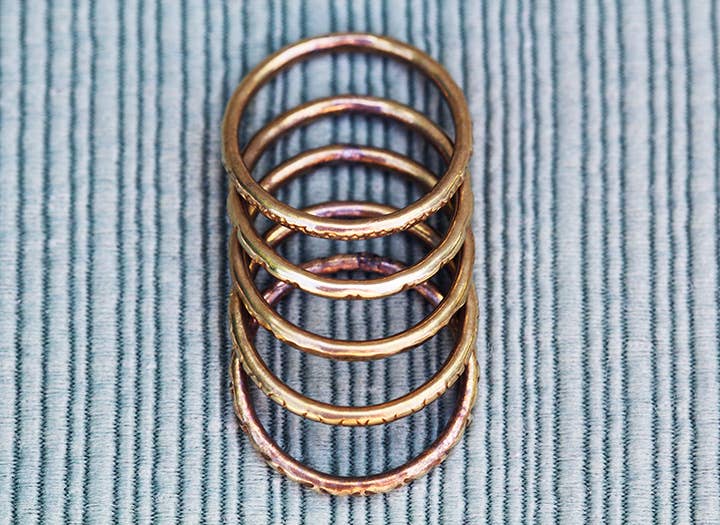 Clementine & Co. Jewelry - Wholesale Band/Stacked Ring - Gold Stacking Rings3