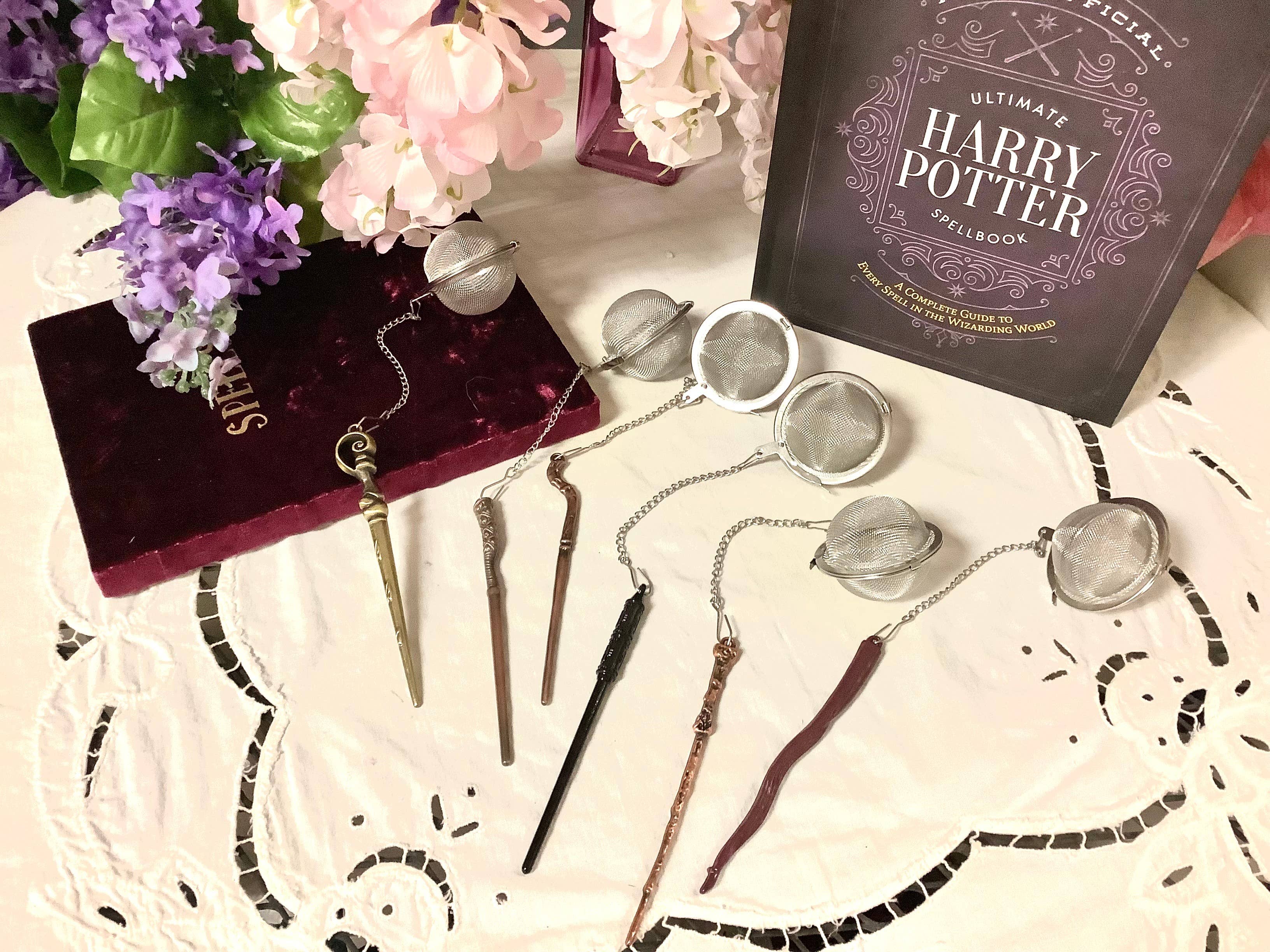 All Little Cute Things - Wholesale Tea Strainer/Infuser - Tea Ball Infuser Harry Potter Wizard Character Magical Wand1