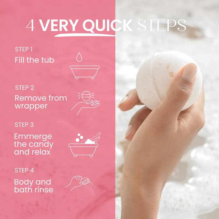 SENSO NATURALE - Wholesale Bath Bomb/Fizz - Bath Bomb Candy Tropical Fruits5