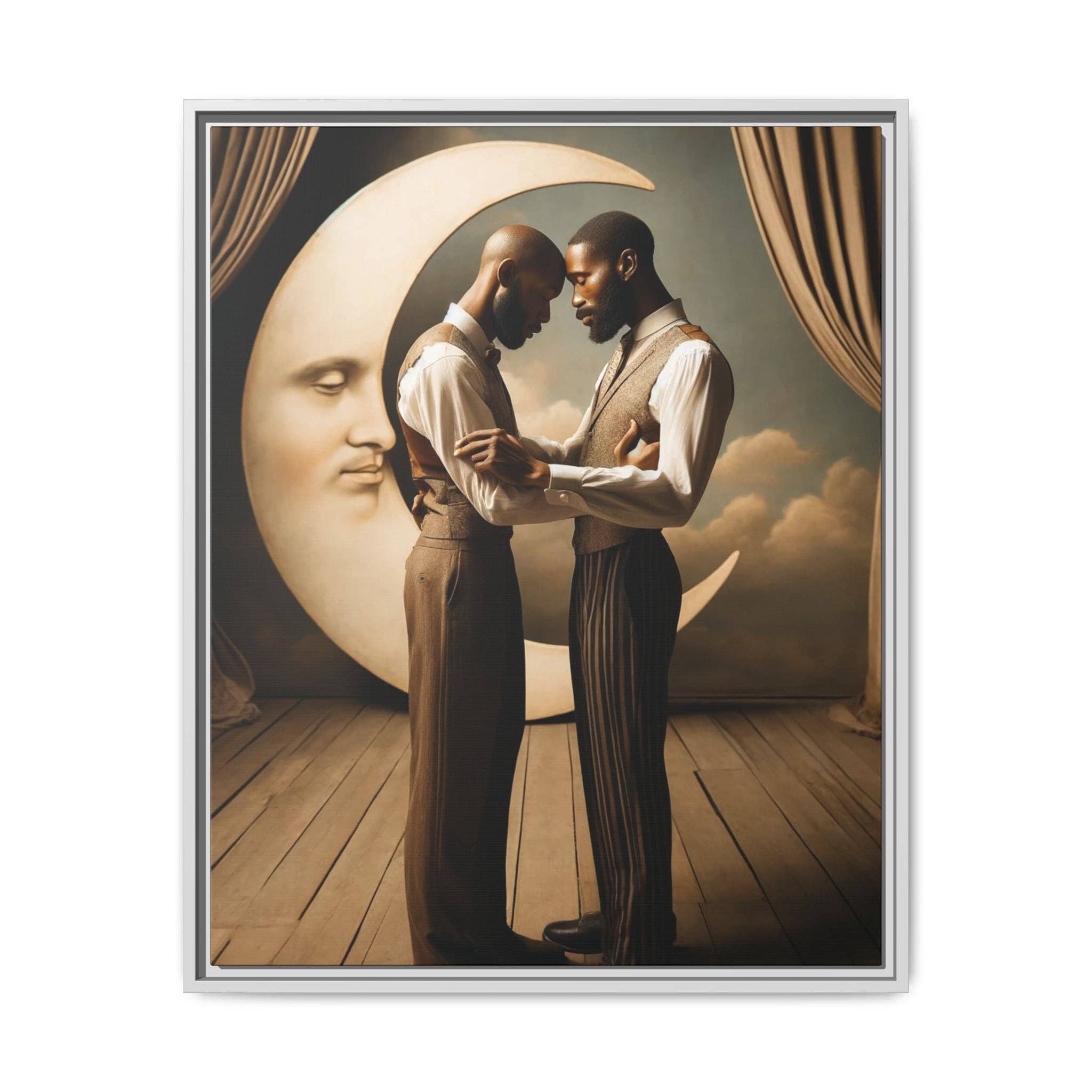 Walt & Pete - Wholesale Art Print - Missing Art Studies - Man In The Moon 0028