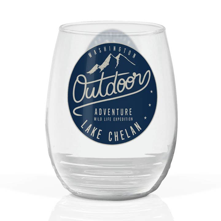 Verre à vin personnalisable en verre givré 17 oz : extérieur pour la vente par Matrix