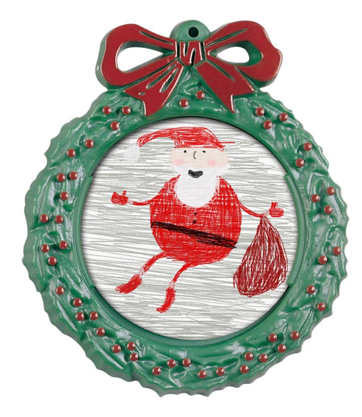 Neil Enterprises - Wholesale Ornament - Wreath Photo Ornaments1