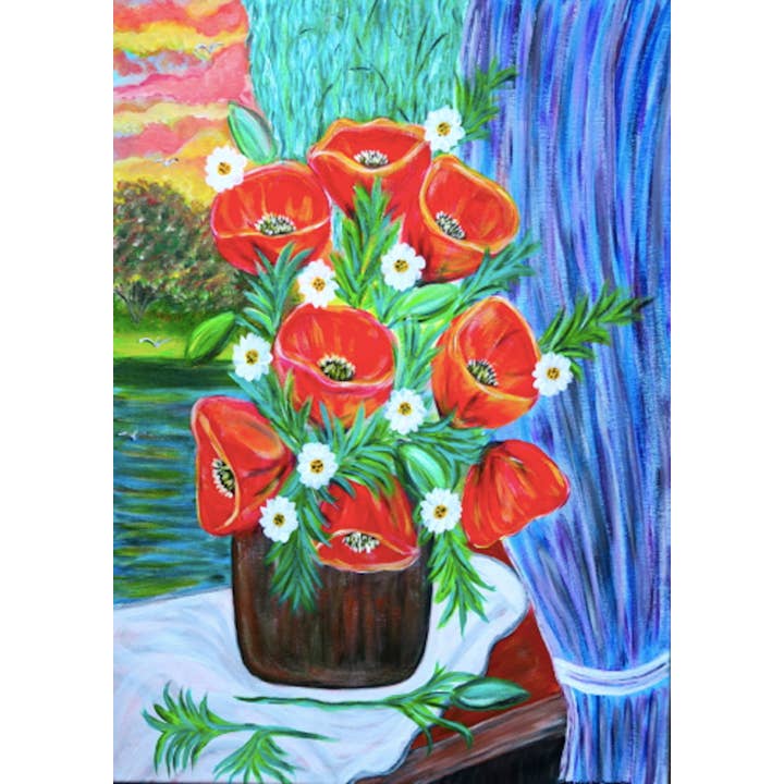 Sublime Paintings by Gina N.J. - Wholesale Gewone wenskaart - „Een gedicht voor de eeuwigheid” - wenskaart