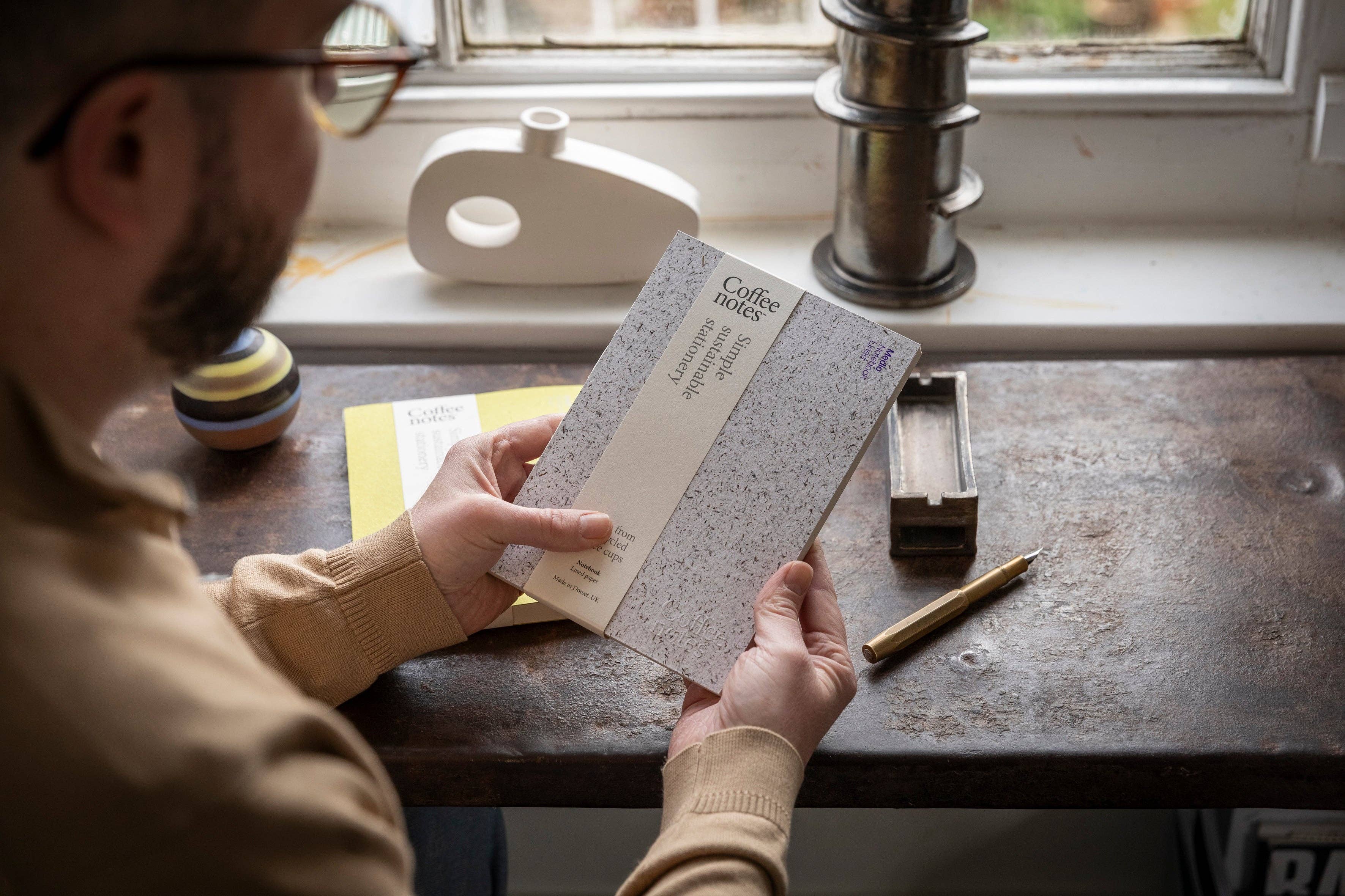 Coffeenotes – wholesale Notebook – Seaweed Layflat Notebook3