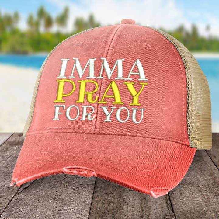 Piper Lou Collection - Wholesale Trucker Hat - Women's - I'mma Pray For You Hat