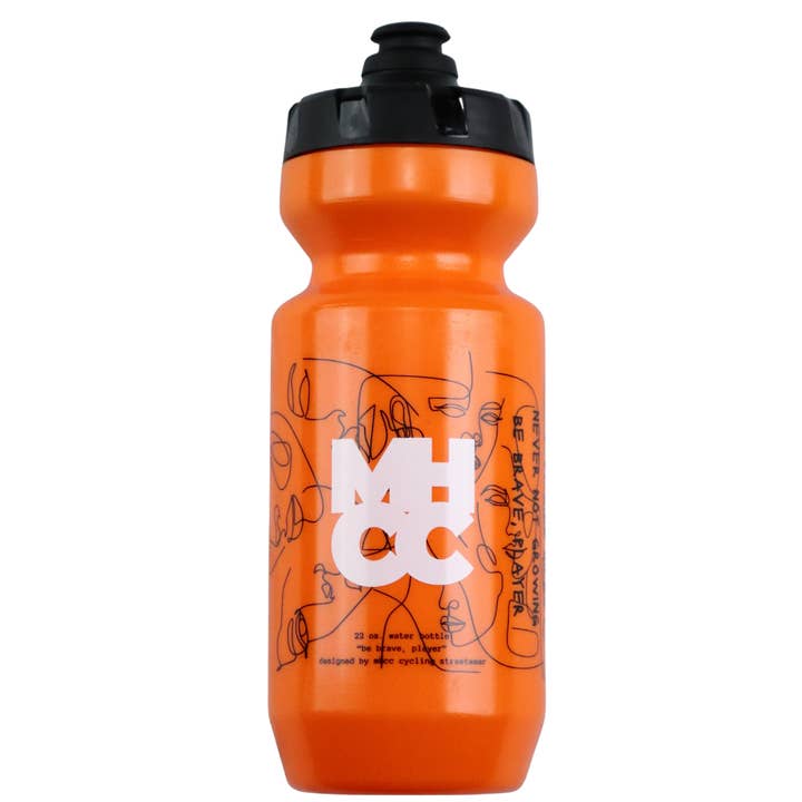 Be Brave Player 22 oz. Cycling Bottle for wholesale by MHCC Cycling Streetwear