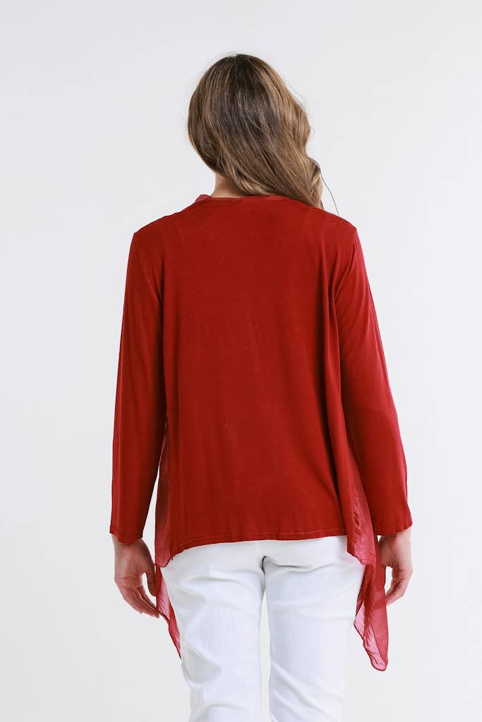 TINA Stephens Italy/Tees By Tina – wholesale Wrap – Women's – Ansley Silk Front Tie Wrap (BQ233)24