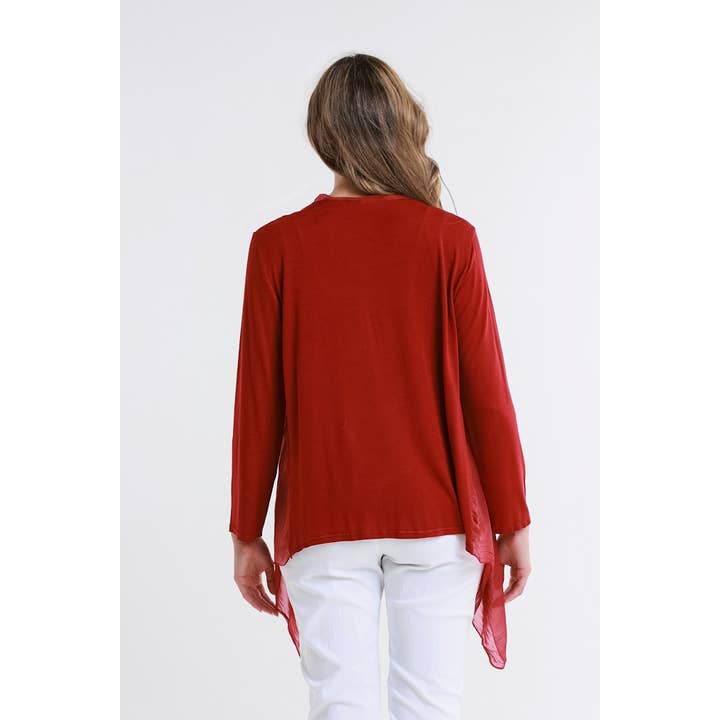 TINA Stephens Italy/Tees By Tina – wholesale Wrap – Women's – Ansley Silk Front Tie Wrap (BQ233)24