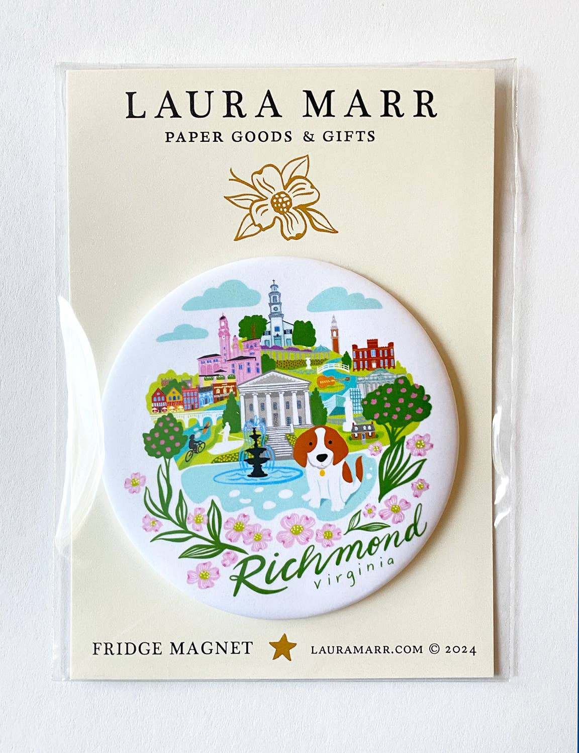 Flourish Creative - Wholesale Magnet - Richmond City Pup Magnet1