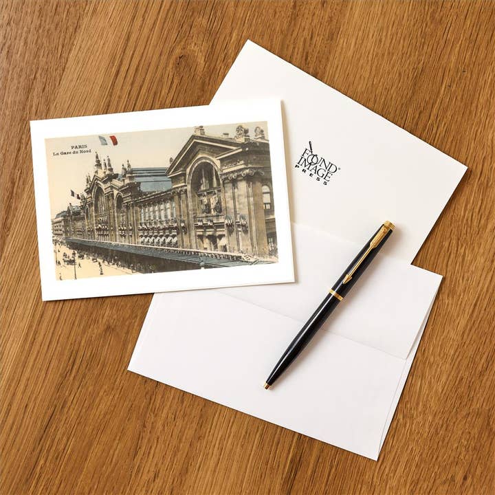 Found Image Press - Wholesale Stationery/Notecard Set - Greeting Card PS-33 Gare du Nord1