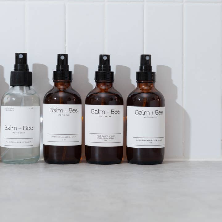 Balm and Bee Apothecary - Wholesale Pain Relief Spray/Cream - Peppermint Eucalyptus Magnesium Spray