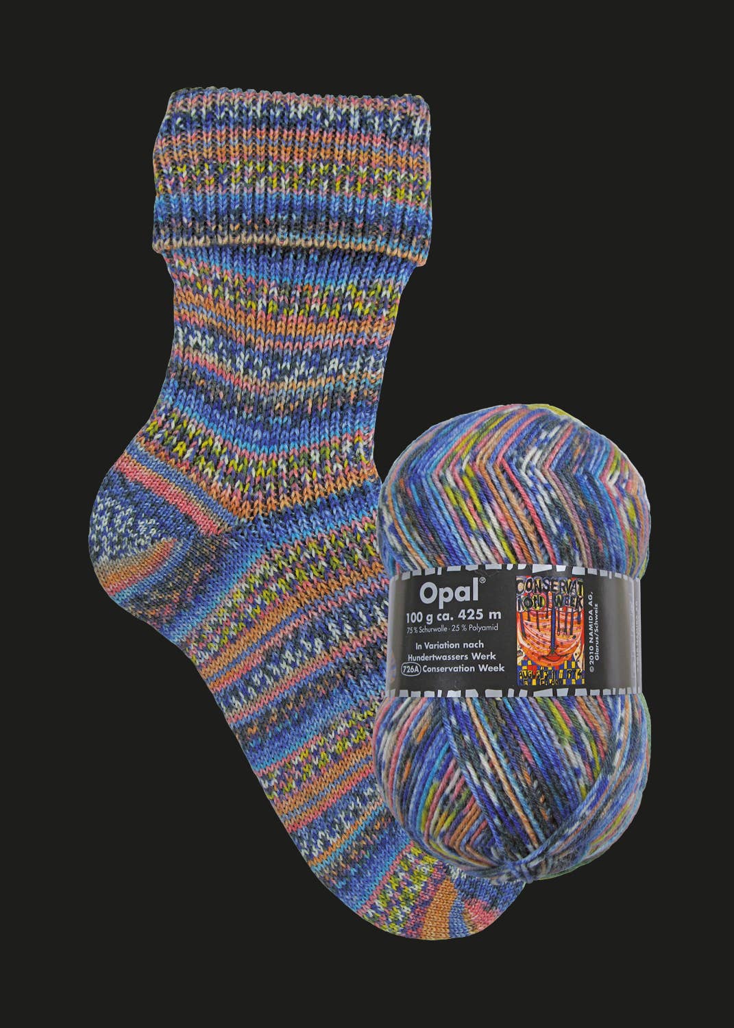 SCHULANA - Wholesale Yarn - OPAL sock yarn after Hundertwasser 4-ply19