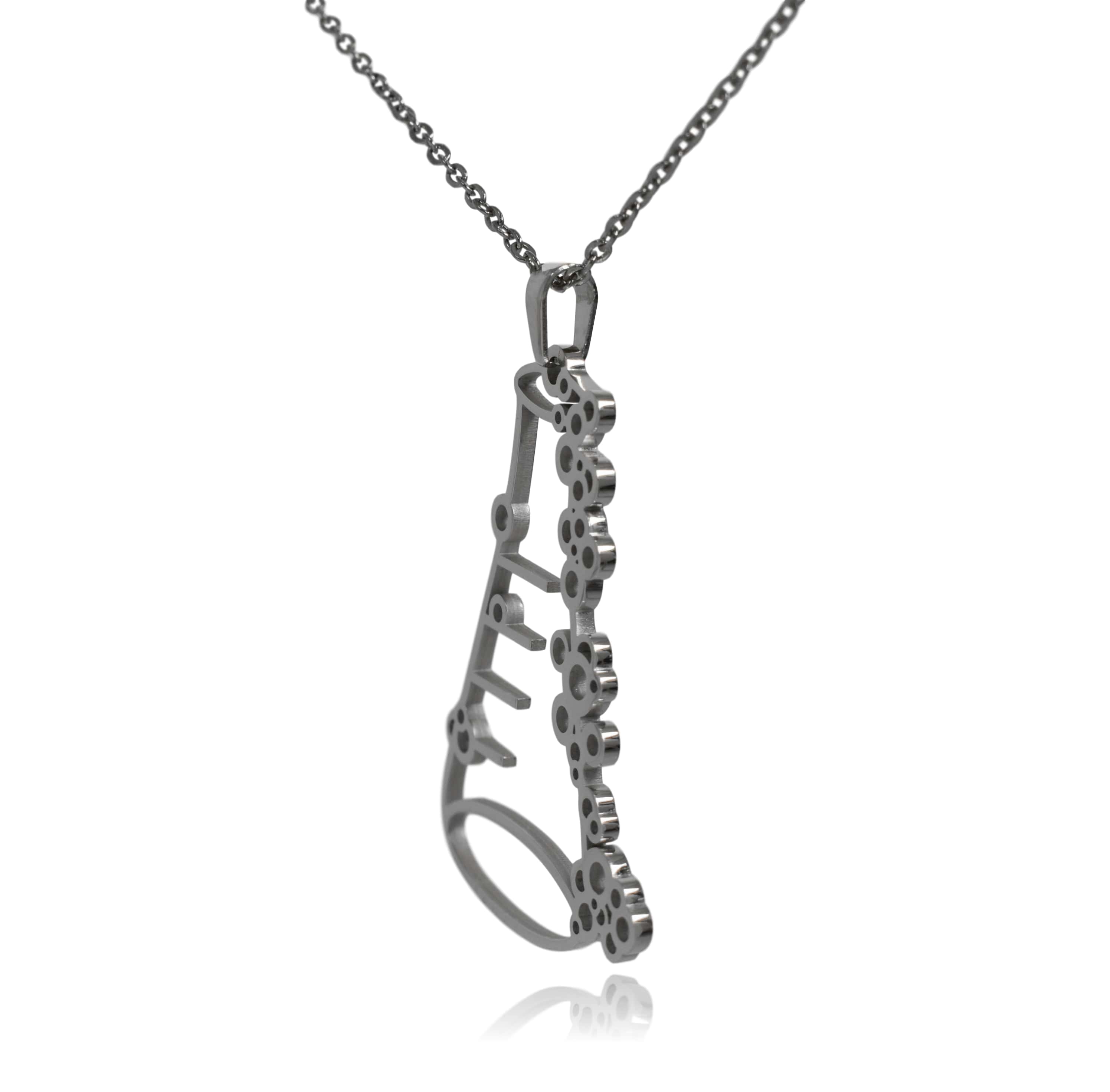 Clayton Jewelry Labs - Wholesale Pendant/Charm Necklace - Erlenmeyer Flask Stainless Steel Pendant Necklace9