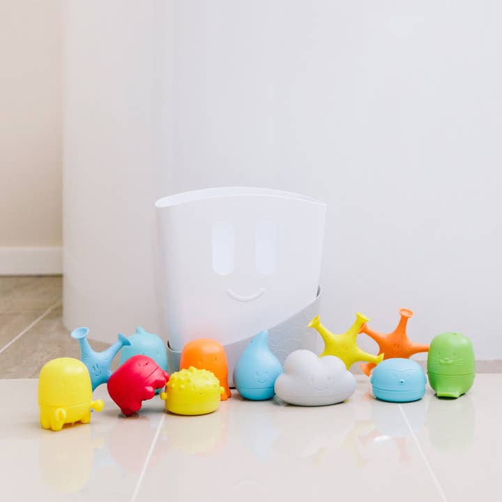 Ubbi - Wholesale Bath Toy - Baby - Bath Time Essential Gift Set, Includes Drying Bin & 11 Toys4