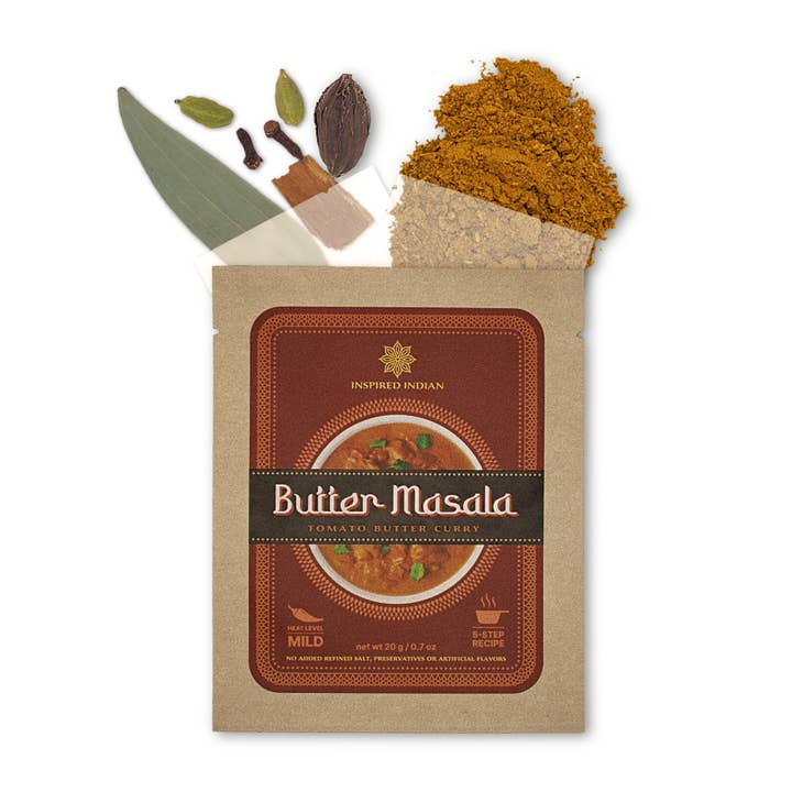 Butter Masala Spice Kit | Small Batch | 5-Step Recipe for wholesale by Inspired Indian Cooking
