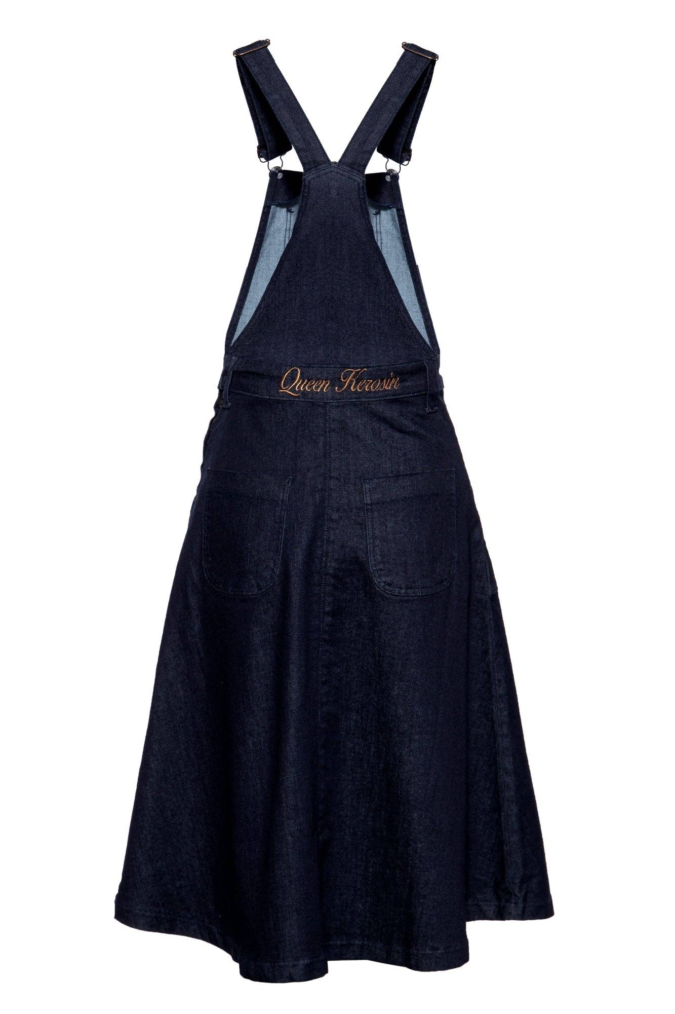 KING KEROSIN - Venta al por mayor Vestido - Mujer - Pichi vaquero de estilo workwear1